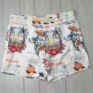 NWT LARGE MALIBU SWIM SHORTS MEN
